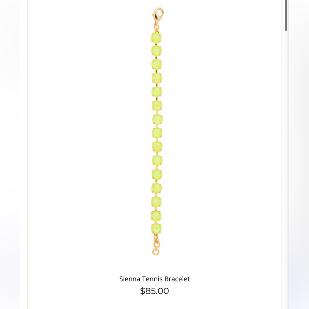 Sorrelli Siena Tennis Bracelet Yellow